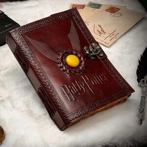 Leather Journal Vintage with Harry Potter Embossed